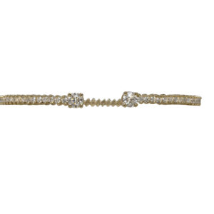 Double round yellow bangle